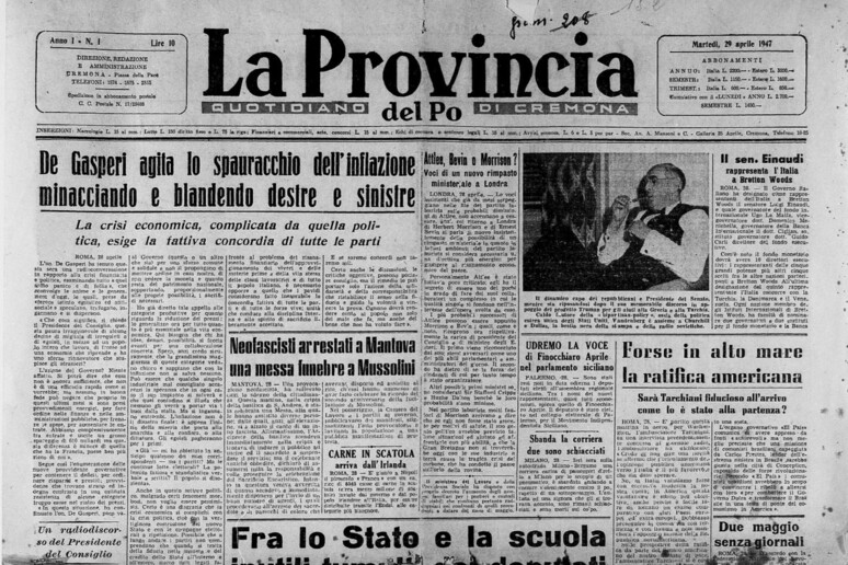 La Provincia di Cremona festeggia i 75 anni Notizie Ansa.it