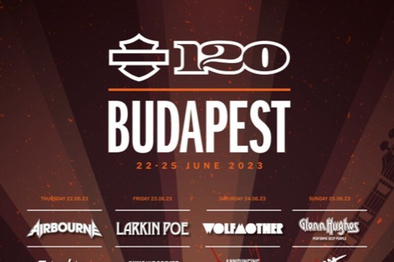 A Budapest sarà festa a suon di musica per Harley Davidson - RIPRODUZIONE RISERVATA