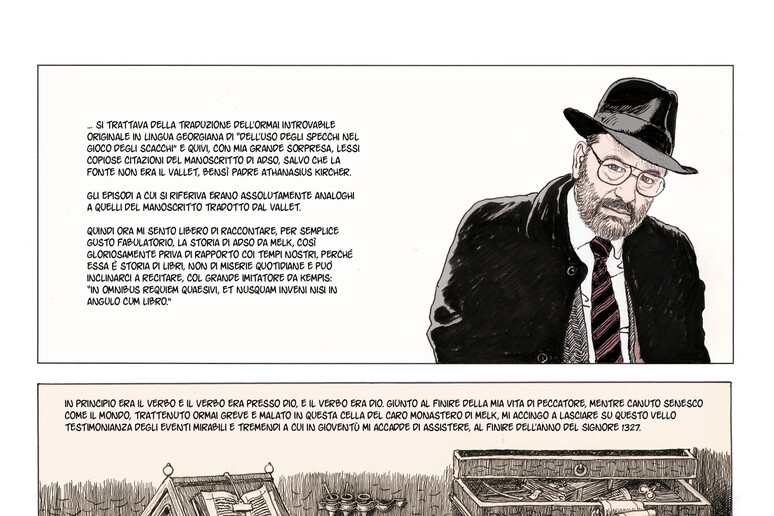 Il nome della rosa a fumetti, il capolavoro di Umberto Eco riletto da Manara  - Libri - Approfondimenti 