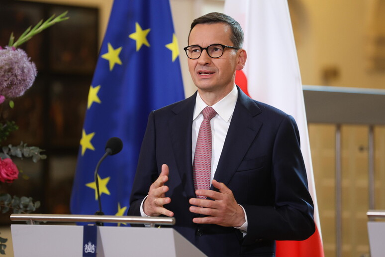 Polish Prime Minister Mateusz Morawiecki visits the Netherlands © ANSA/EPA