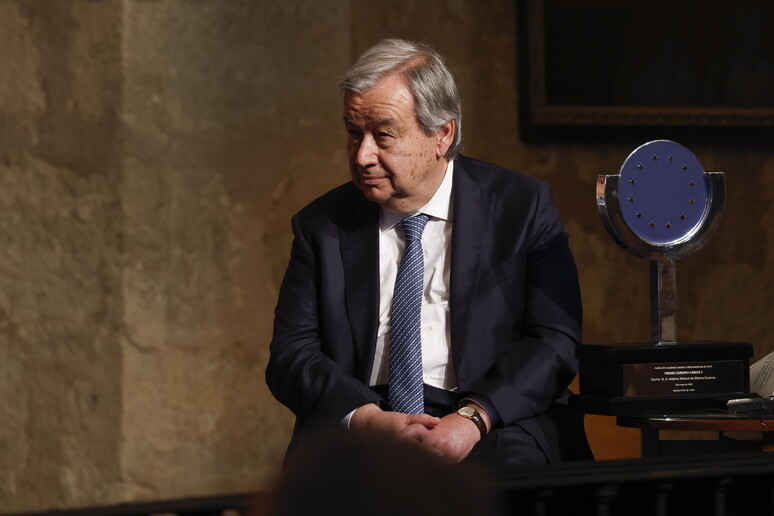 Il segretario dell 'Onu Antonio Guterres © ANSA/EPA