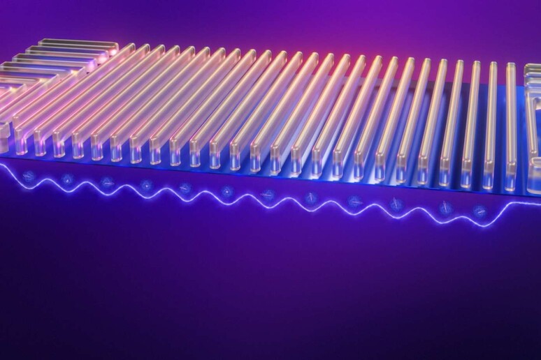 schema del Tunnel Falls a 12 qubit, realizzato da Intel. Fonte: Inter Corporation - RIPRODUZIONE RISERVATA