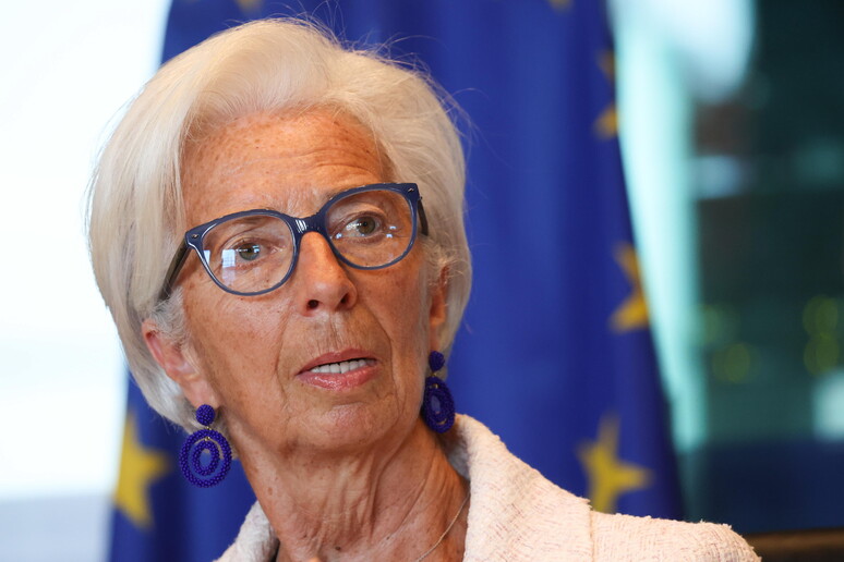 La presidente della Bce Lagarde © ANSA/EPA