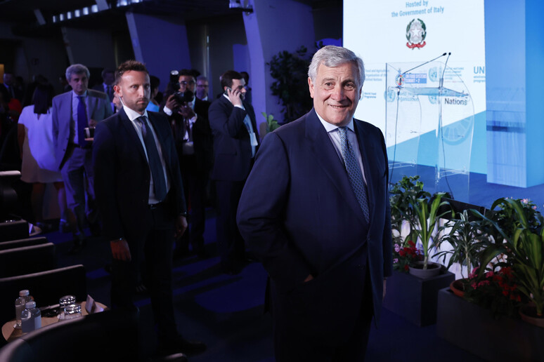 Il ministro degli Esteri Antonio Tajani interviene all 'apertura della UN Food System Summit - RIPRODUZIONE RISERVATA