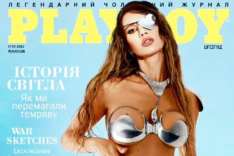 In Ucraina torna Playboy, in copertina una modella ferita