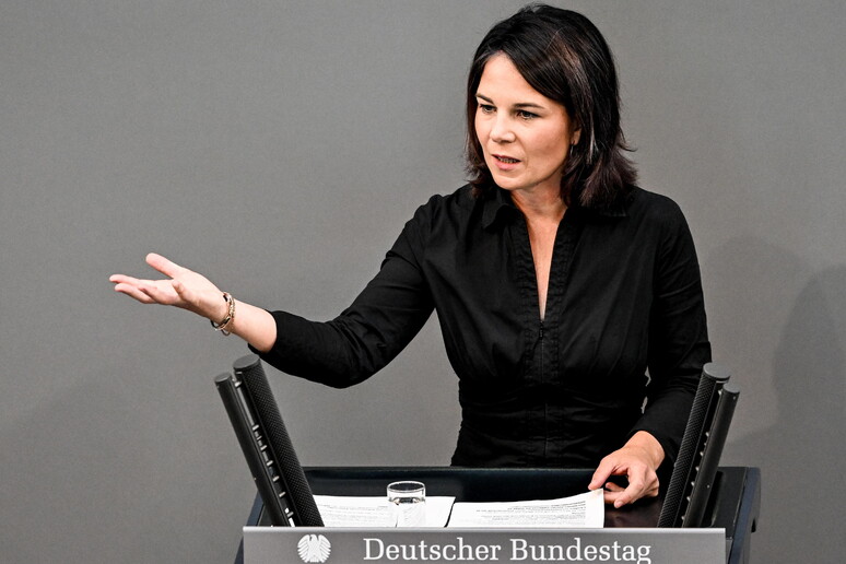 La ministra degli Esteri tedesca, Annalena Baerbock © ANSA/EPA