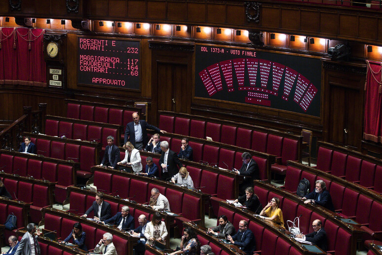 L 'Aula di Montecitorio (archivio) - RIPRODUZIONE RISERVATA