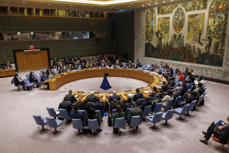 Il Consiglio di sicurezza Onu. Immagine d 'archivio - RIPRODUZIONE RISERVATA