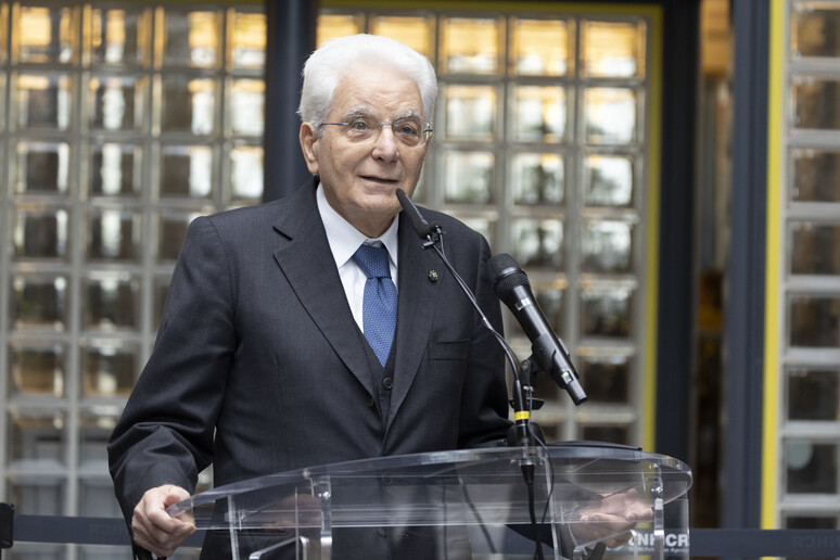 Il Presidente della Repubblica Sergio Mattarella - RIPRODUZIONE RISERVATA