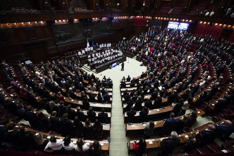 L 'aula della Camera - RIPRODUZIONE RISERVATA