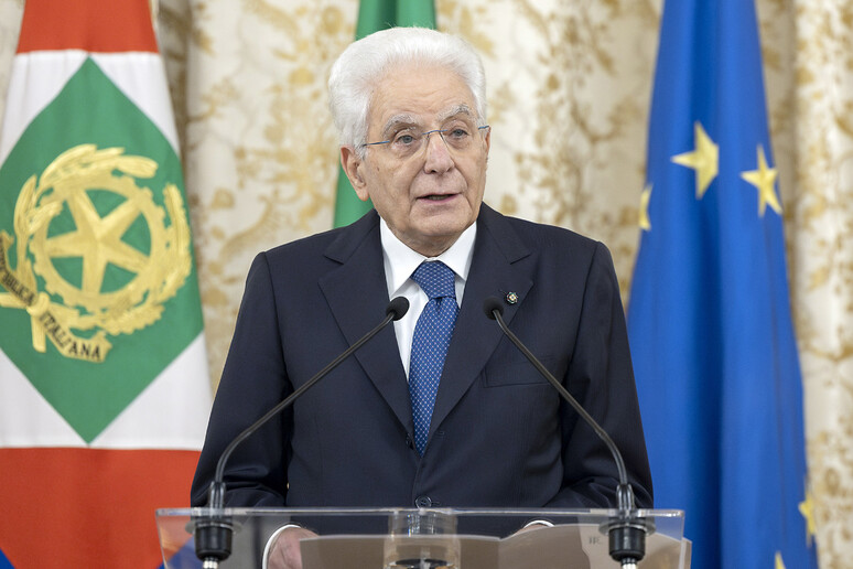 Il presidente Mattarella - RIPRODUZIONE RISERVATA