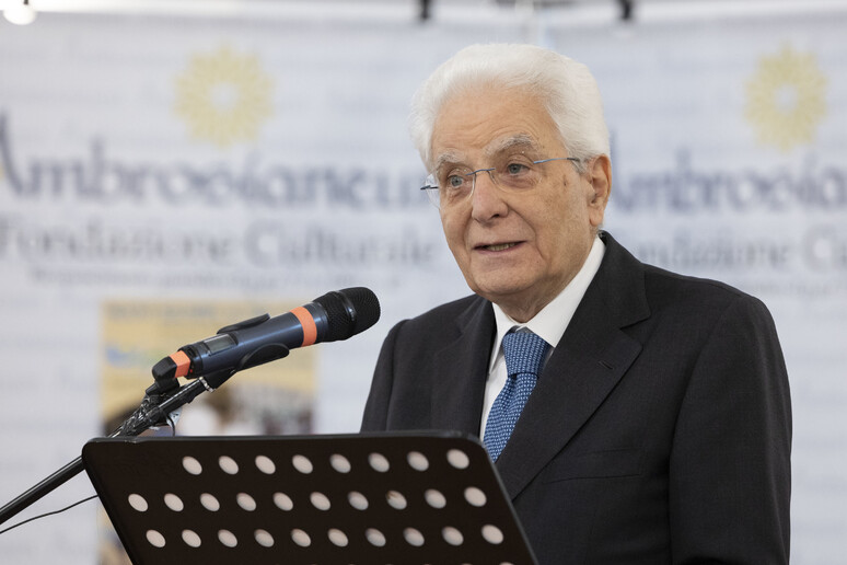 Il presidente della Repubblica Mattarella - RIPRODUZIONE RISERVATA