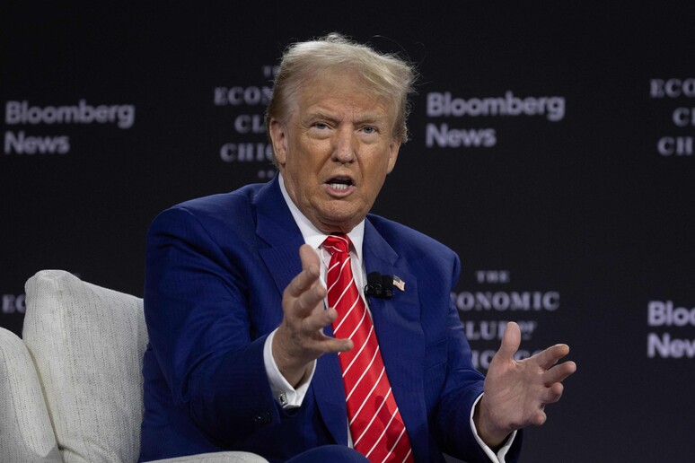 Donald Trump, l 'intervista a Bloomberg © ANSA/Getty Images via AFP