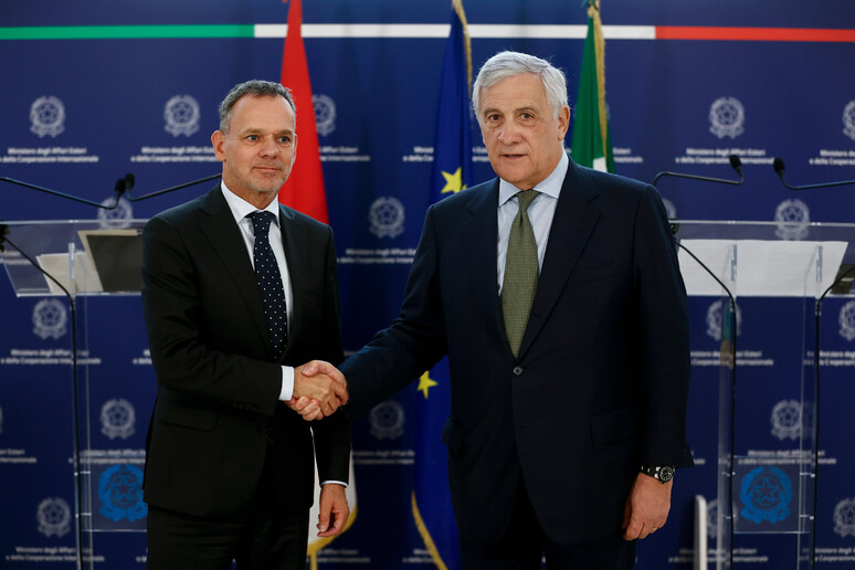 Dutch Foreign Minister Caspar Veldkamp with his Italian counterpart Antonio Tajani - ALL RIGHTS RESERVED