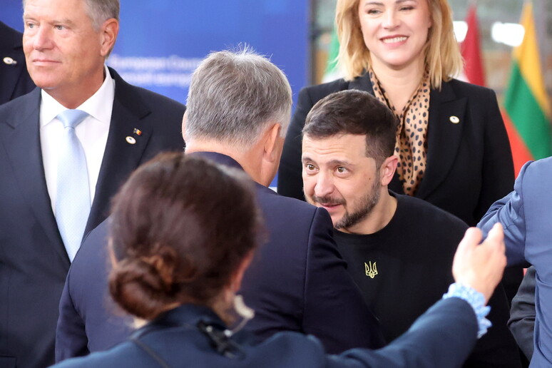 Zelensky a Ue e Nato: "Aiutateci a sconfiggere Putin" - RIPRODUZIONE RISERVATA