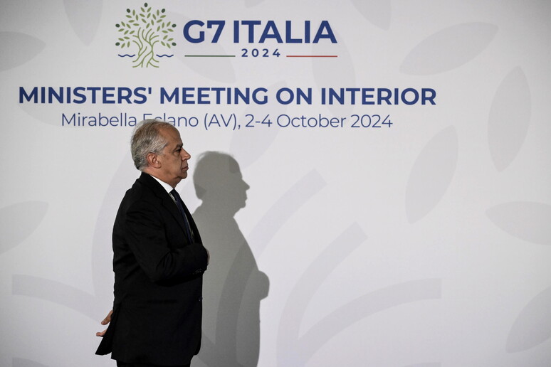 Piantedosi a G7, 'momento delicato,rinsaldare visione comune ' - RIPRODUZIONE RISERVATA