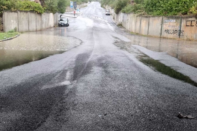 Nubifragio a Sassari, caduti 55,6 mm di pioggia in 4 ore - RIPRODUZIONE RISERVATA