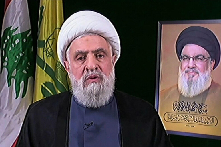 Il nuovo leader di Hezbollah, Naïm Qassem © ANSA/AFP