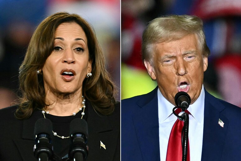 Trump e Harris © ANSA/AFP