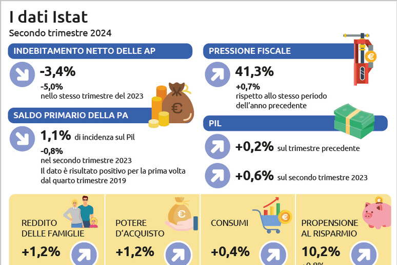 I dati Istat - RIPRODUZIONE RISERVATA