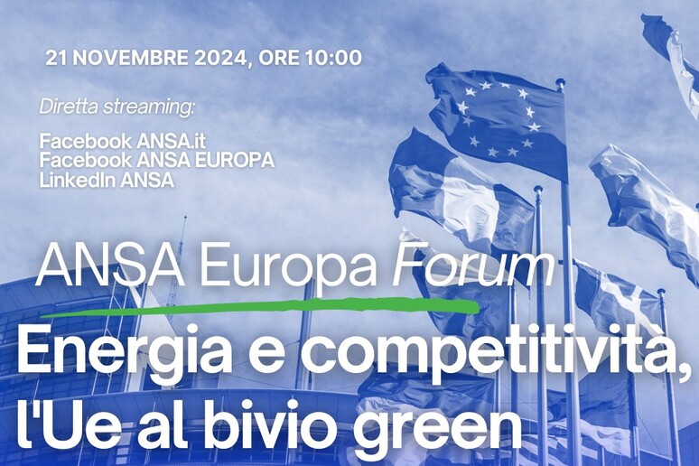 Il terzo Forum Ansa su politiche green, energia e competitività - RIPRODUZIONE RISERVATA