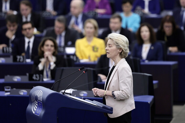 Ursula von der Leyen © ANSA/EPA