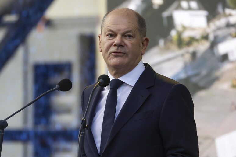 Il cancelliere tedesco Olaf Scholz © ANSA/EPA