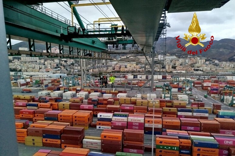 Il terminal Psa nel porto di Genova - RIPRODUZIONE RISERVATA