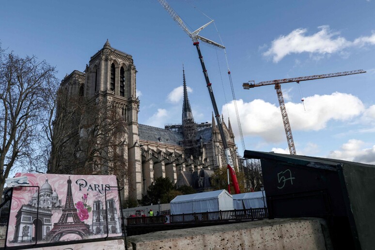 Parigi, Notre-Dame © ANSA/AFP