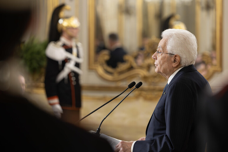 Mattarella - RIPRODUZIONE RISERVATA