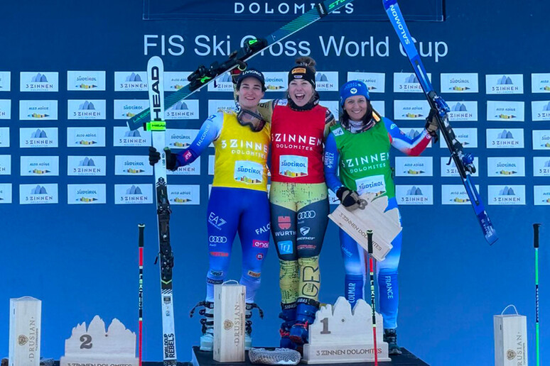 Ski cross: doppio podio azzurro a San Candido nel freestyle