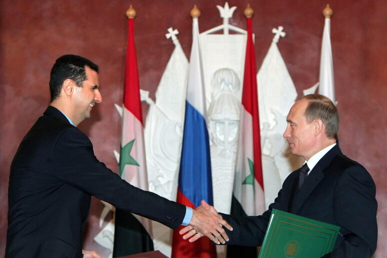 Bashar al-Assad e Vladimir Putin © ANSA/EPA