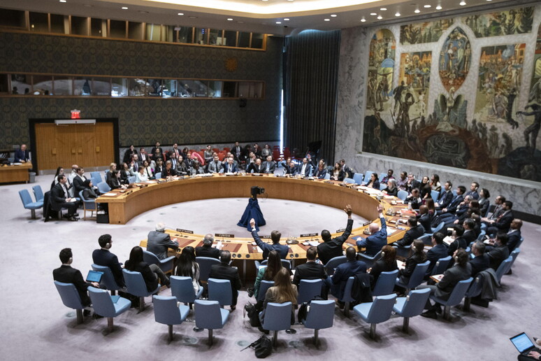 Riunione del Consiglio di Sicurezza dell 'Onu sul conflitto a Gaza © ANSA/EPA