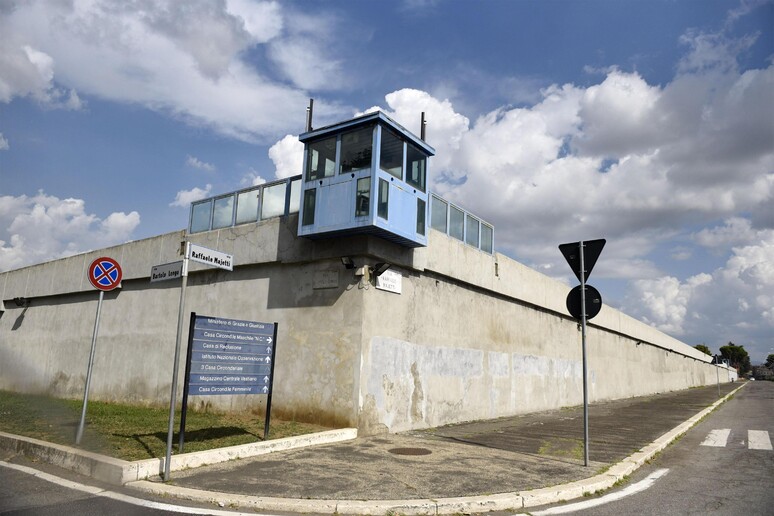 Una veduta esterna del carcere di Rebibbia - RIPRODUZIONE RISERVATA