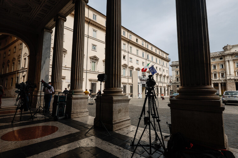 Esterno di Palazzo Chigi - RIPRODUZIONE RISERVATA