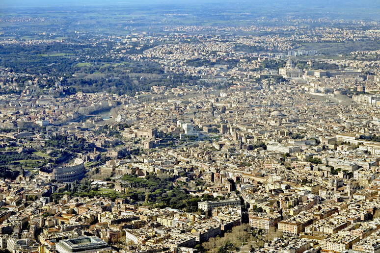 Una foto panoramica del centro della Capitale, - RIPRODUZIONE RISERVATA