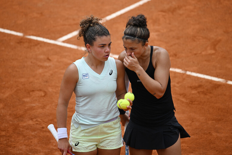 Jasmine Paolini e Sara Errani - RIPRODUZIONE RISERVATA