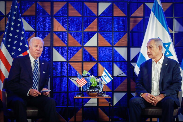 Netanyahu da Biden © ANSA/EPA