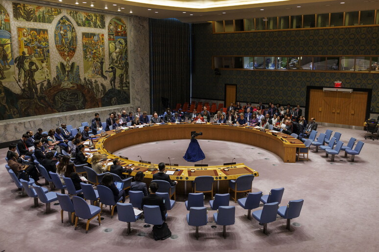 Consiglio di Sicurezza Onu. Immagine d 'archivio - RIPRODUZIONE RISERVATA