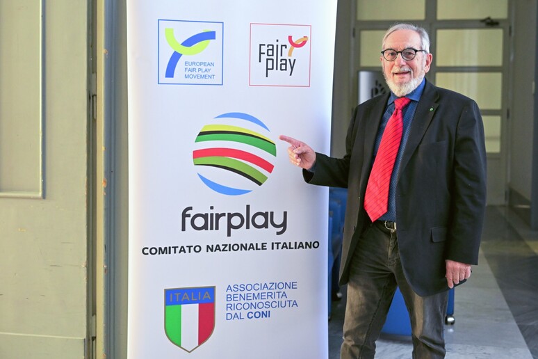 Il presidente del Comitato nazionale italiano Fair Play , Ruggero Alcanterini - RIPRODUZIONE RISERVATA