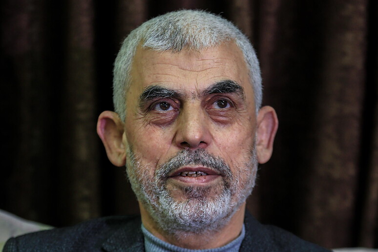 Hamas Gaza leader Yahya Al Sinwar © ANSA/EPA