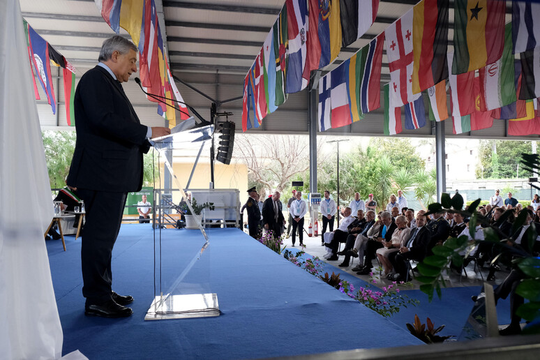 Conference Italian Foreign Minister Antonio Tajani and the United Nations General Secretary Antonio Gurerres - RIPRODUZIONE RISERVATA