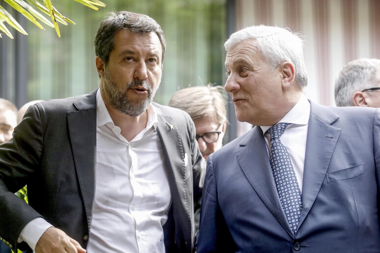 Salvini e Tajani - RIPRODUZIONE RISERVATA