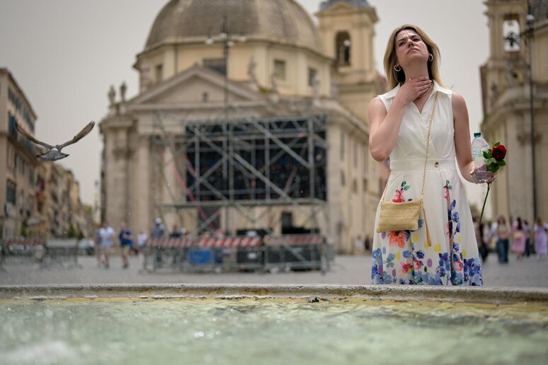 Caldo a Roma © ANSA/AFP