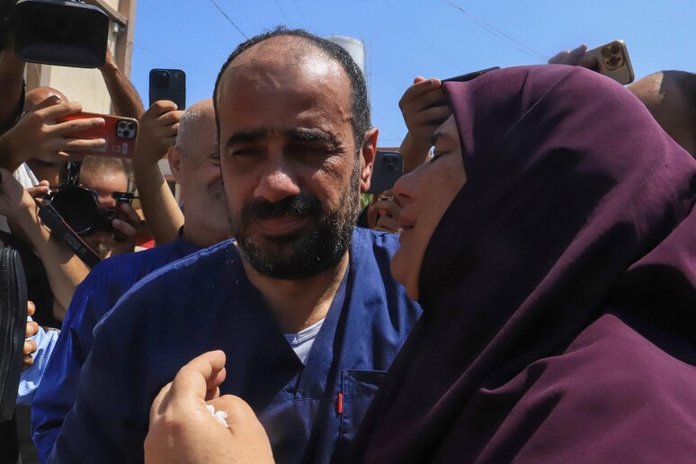 Mohammad Abu-Salmiya, direttore dell 'ospedale al-Shifa © ANSA/AFP
