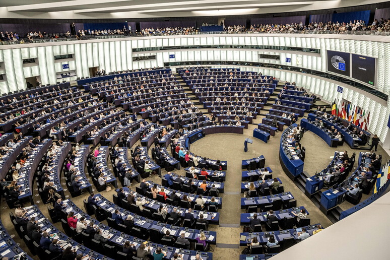 Il Parlamento europeo chiede "ogni forma necessaria" di aiuto all 'Ucraina © ANSA/EPA