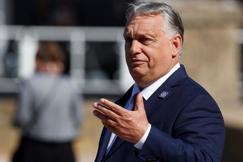 Orban: "L 'adesione della Romania a Schengen in cima all 'agenda in Ue" © ANSA/AFP