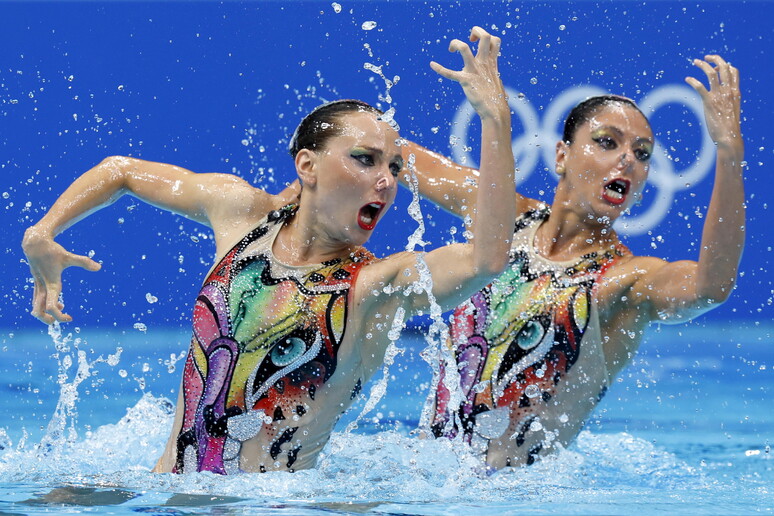 Nuoto artistico Artistic Swimming events of the Tokyo 2020 Olympic Games at the Tokyo Aquatics Centr - RIPRODUZIONE RISERVATA