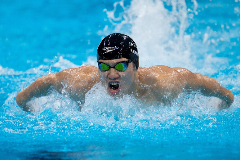 Nuoto Keiichi Kimura of Japan competing in the Men 's 100m Butterfly - RIPRODUZIONE RISERVATA