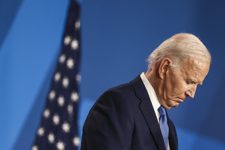 US President Biden withdraws from 2024 presidential election race © ANSA/EPA